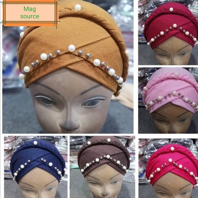 Turban hijab caps