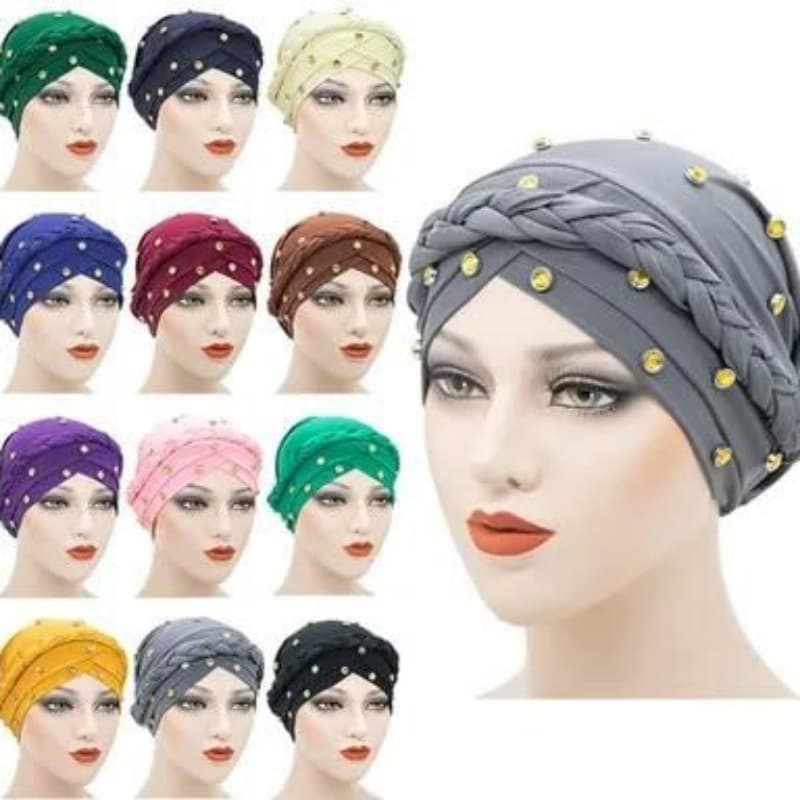 Turban hijab cap *pack of 4*