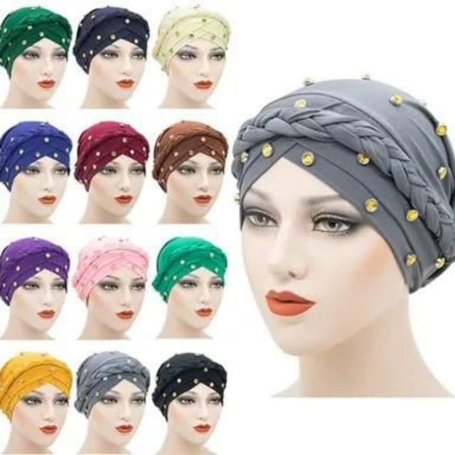 Turban hijab cap *pack of 4*