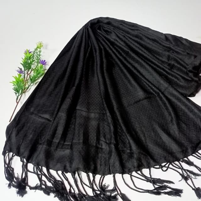 Self print stoler black
