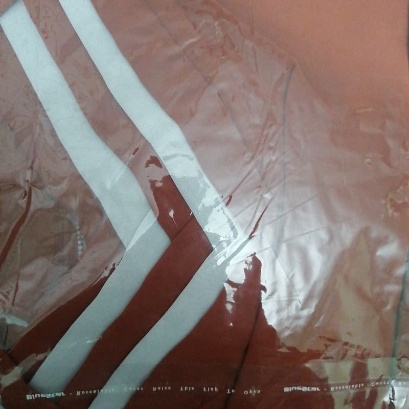 Double shade criss cross hijab brown and light grey