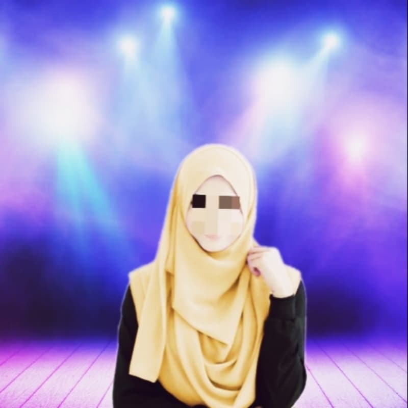 Double loop instant hijab stoler (fawn)