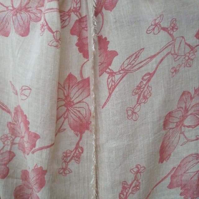 Lawn printed camel stoler