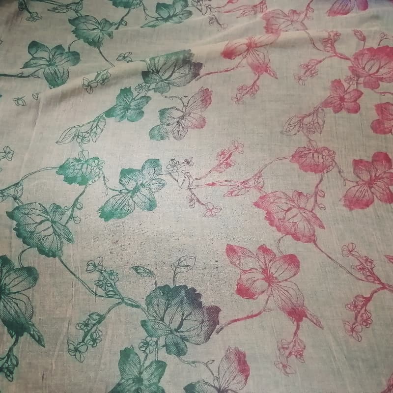 Lawn printed camel stoler