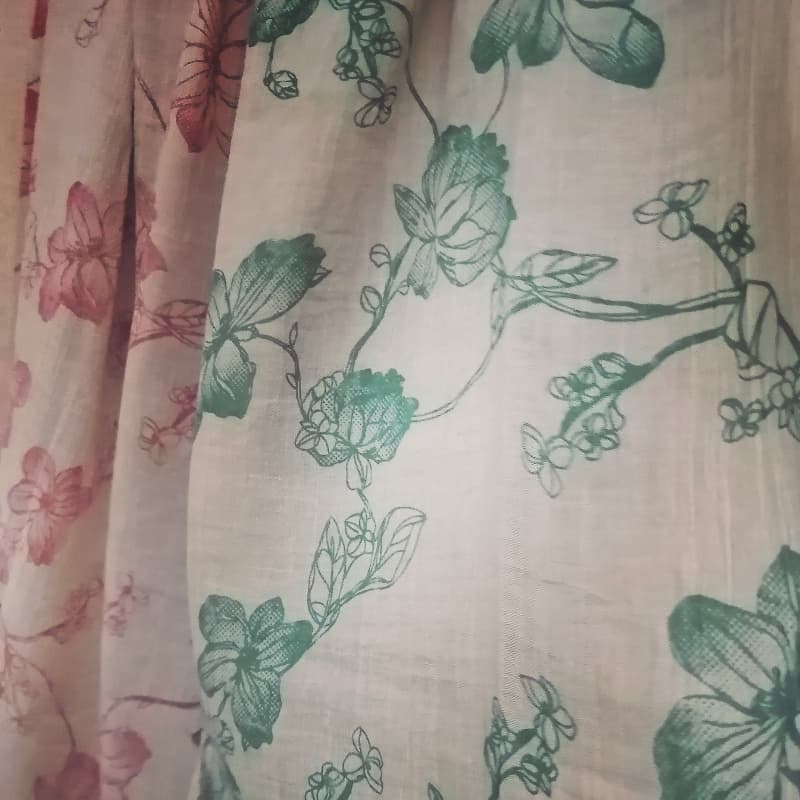 Lawn printed camel stoler