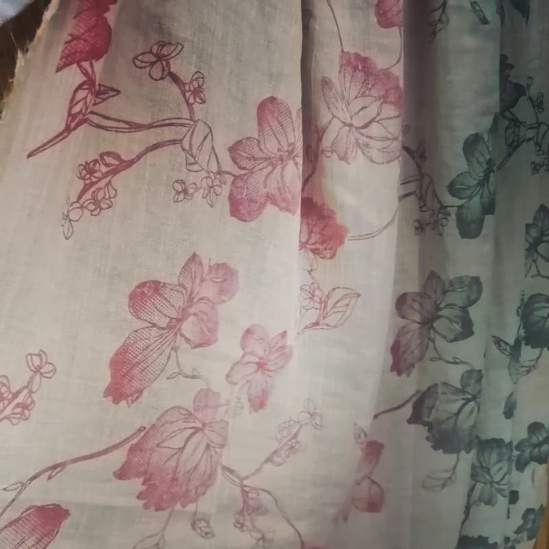 Lawn printed camel stoler