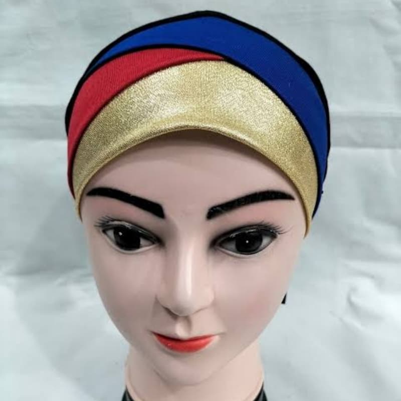 3D fancy hijab caps