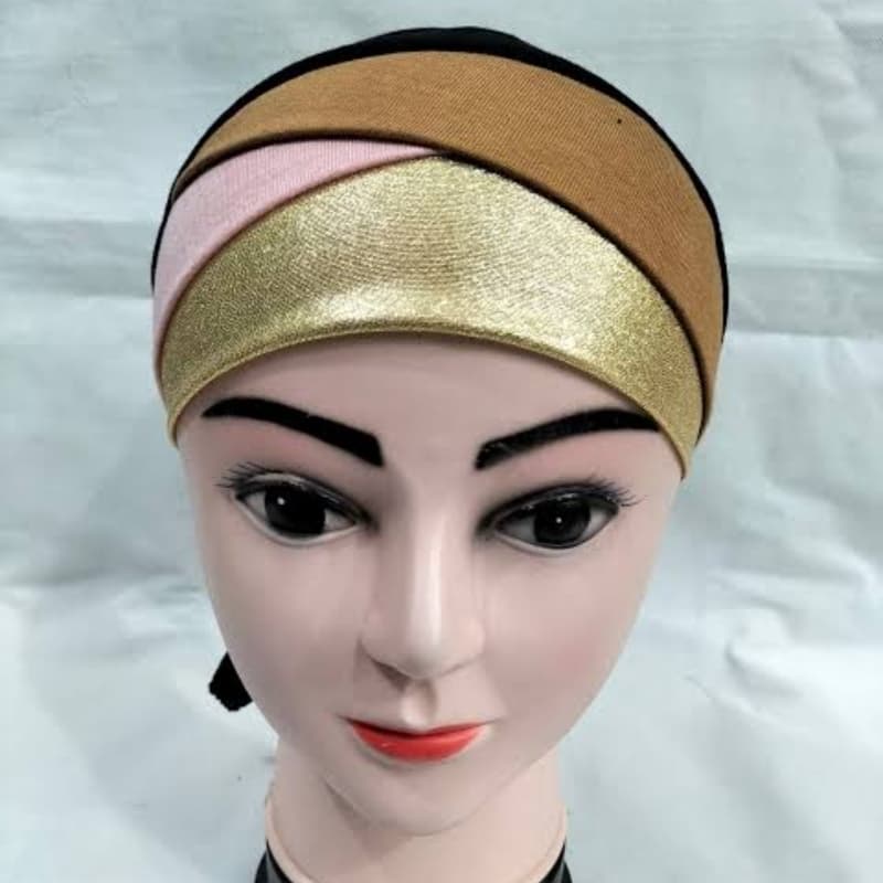 3D fancy hijab caps