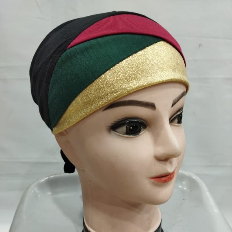 3D fancy hijab caps