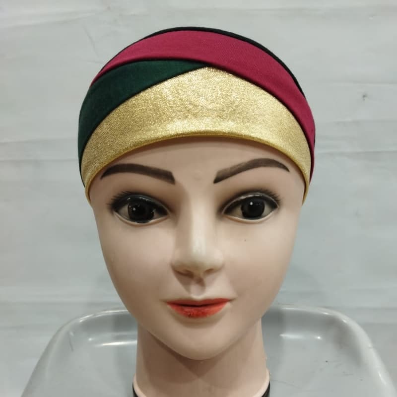 3D fancy hijab caps