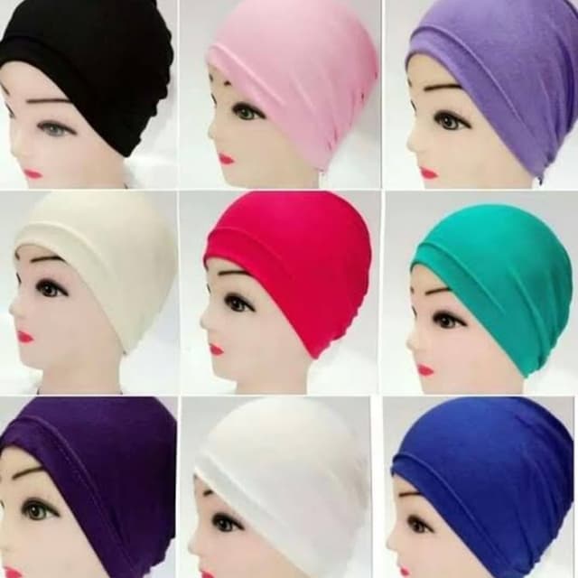 Cotton hijab caps