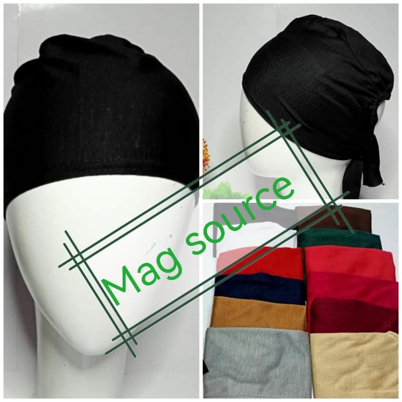 Cotton hijab caps pack of 10