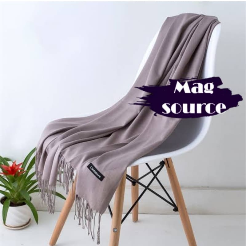 Cashmere stoler grey