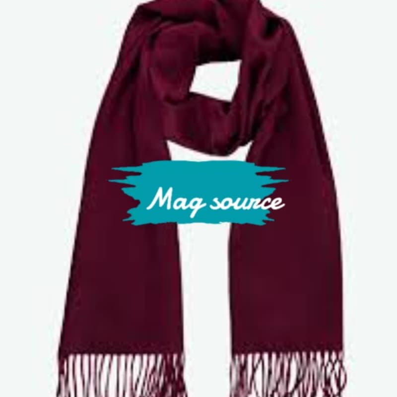 Cashmere stoler burgandy
