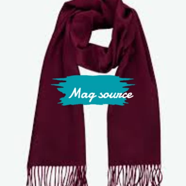Cashmere stoler burgandy
