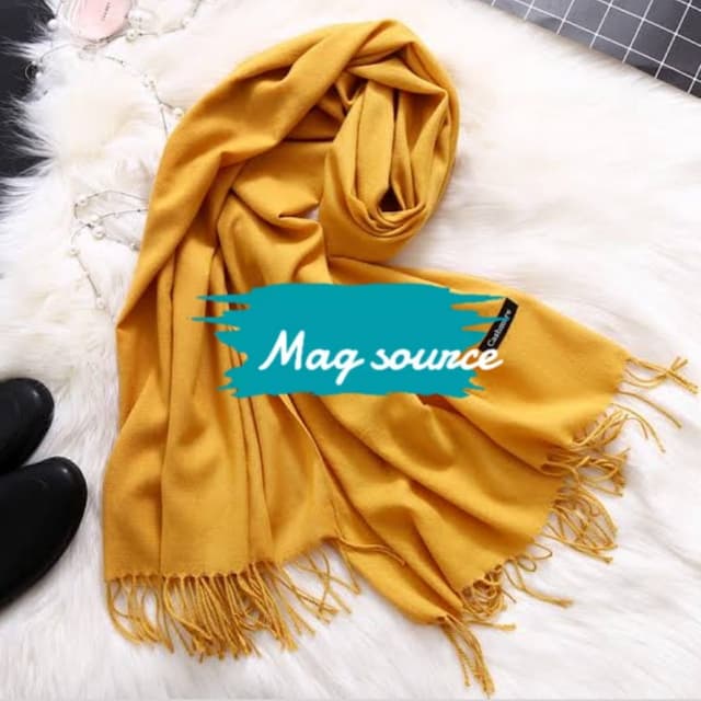 Cashmere stoler yellow