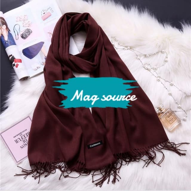 Cashmere stoler brown