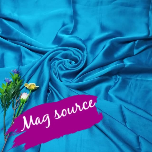Silky chiffon stoler sky blue