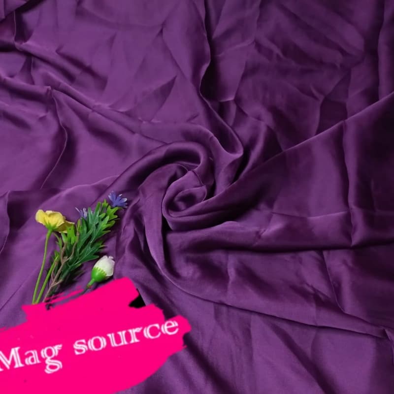 Silky chiffon stoler purple