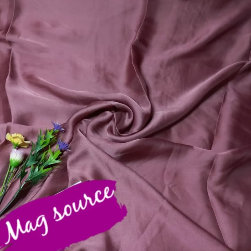 Silky chiffon stoler plum