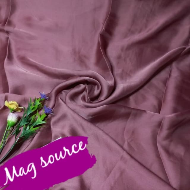 Silky chiffon stoler plum