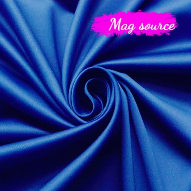 Silky chiffon stoler royal blue