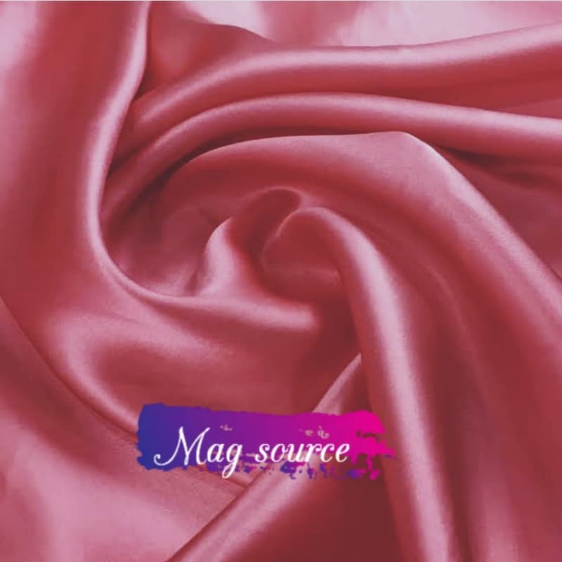 Silky chiffon stoler shocking pink