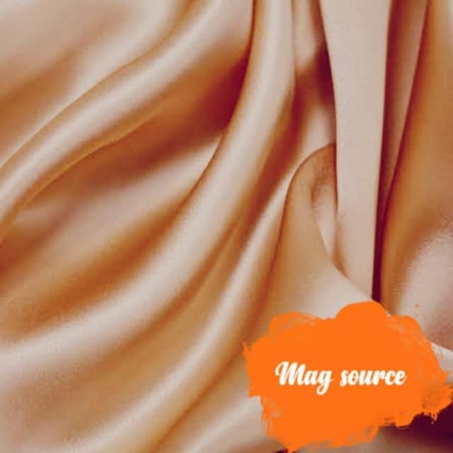 Silky chiffon stoler peach