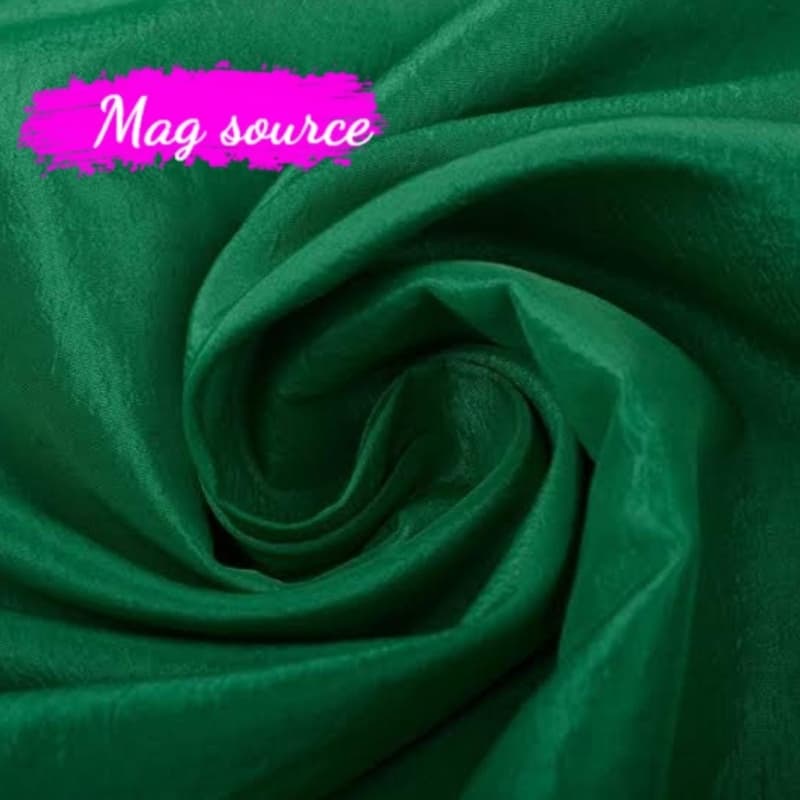 Silky chiffon stoler bottle green