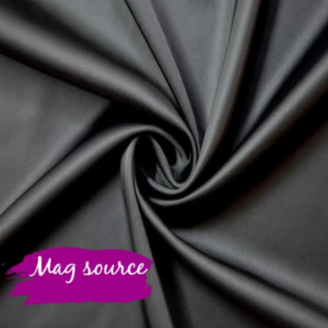 Silky chiffon stoler black